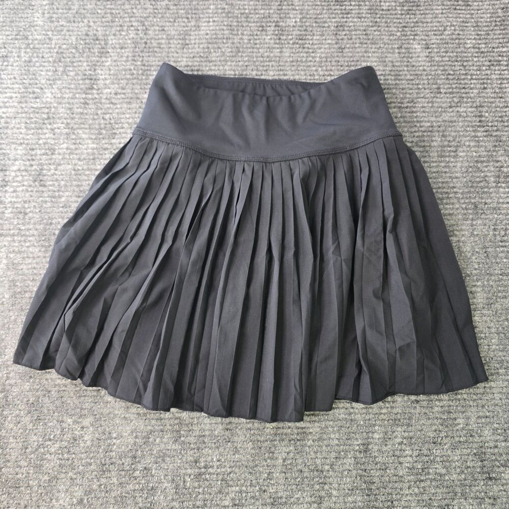 Gap Fit Pleated Skort Skirt Shorts Women's Size XS Black Pickleball Tennis Golf